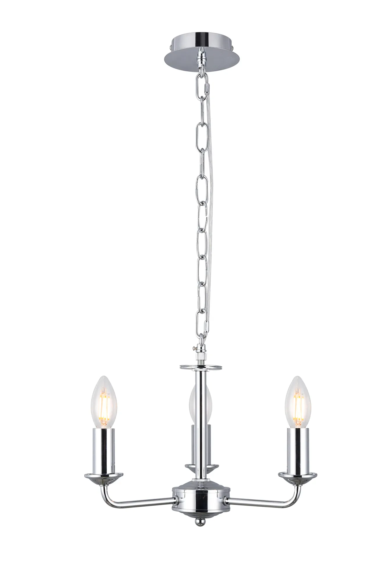 Banyan Pendant 3 Light Polished Chrome D0354  Deco Banyan